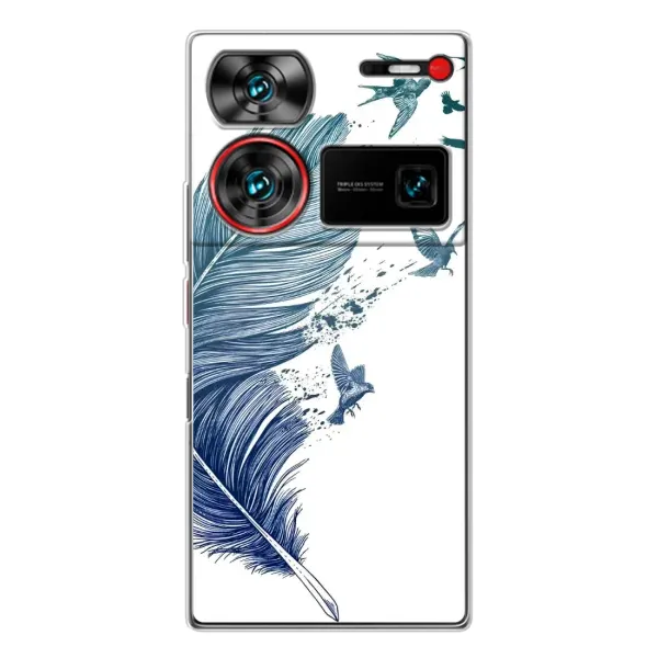 Чохол з принтом «Перо» для ZTE Nubia Z60 Ultra