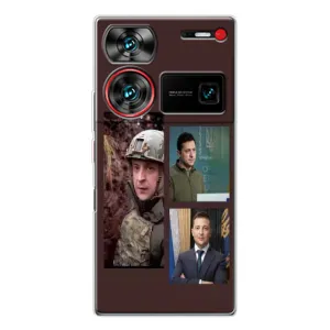 Чехол с принтом «Президент» для ZTE Nubia Z60 Ultra