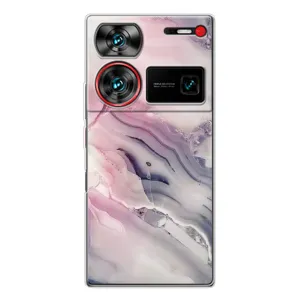 Мраморный чехол на ZTE Nubia Z60 Ultra (VPrint) (Пурпурный Мрамор)
