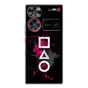 Чехол Гра в кальмара для ZTE Nubia Z60 Ultra (Символы Игра кальмара)