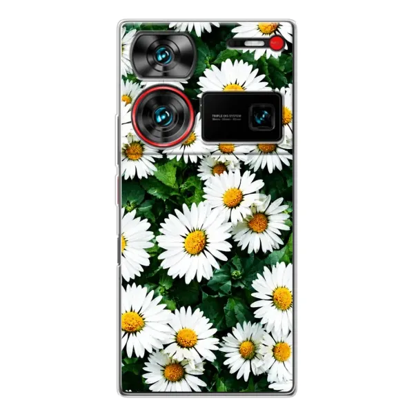 Чохол з принтом «Ромашки» для ZTE Nubia Z60 Ultra