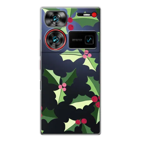 Чехол с принтом «Рождественский фон» для ZTE Nubia Z60 Ultra