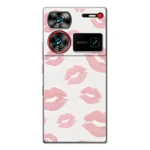 Чохол з розовим принтом для ZTE Nubia Z60 Ultra (Рожеві губи)