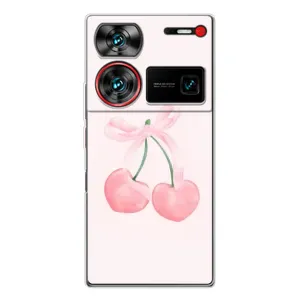 Чохол з розовим принтом для ZTE Nubia Z60 Ultra (Рожеві вишні)