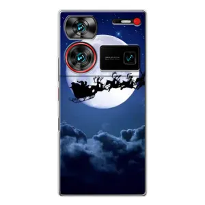 Чехол с принтом «Санта - луна» для ZTE Nubia Z60 Ultra
