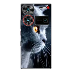 Чехлы с Котиками для ZTE Nubia Z60 Ultra (VPrint) (Серый Кот)