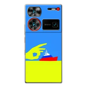 Чехол с принтом «Щелбан кораблю» для ZTE Nubia Z60 Ultra