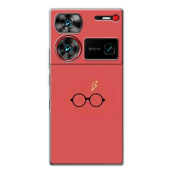 Чехол с принтом «шрам и очки» для ZTE Nubia Z60 Ultra