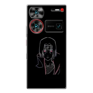 Чохли на тему: Ітачи Учіха для ZTE Nubia Z60 Ultra (AlphaPrint) (силует Ітачі)