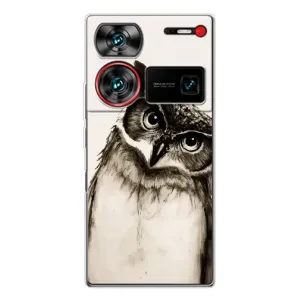 Чехол с птицами на ZTE Nubia Z60 Ultra (VPrint) (Сова)