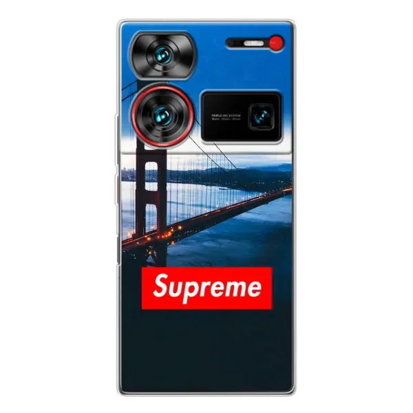Чохол з принтом «Стиль Supreme» для ZTE Nubia Z60 Ultra Чохол з принтом «Стиль Supreme» для ZTE Nubia Z60 Ultra