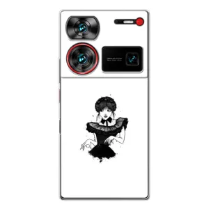 Чохли Венсдей на ZTE Nubia Z60 Ultra Уенсдей (AlphaPrint) (танець Венздей)