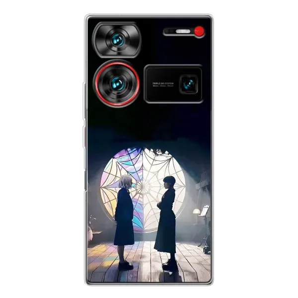 Чохол з принтом «Венздей та Інід» для ZTE Nubia Z60 Ultra
