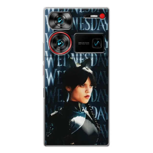 Чохол з принтом «Венздей кішка» для ZTE Nubia Z60 Ultra