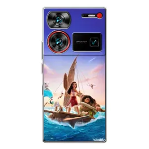 Чехол с мультфильмом Моана ZTE Nubia Z60 Ultra (Команда Ваяна Мауи)