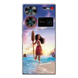 Чехол с мультфильмом Моана ZTE Nubia Z60 Ultra (Моана с веслом)