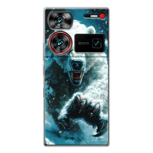 Чехол с картинкой «Хищники» для ZTE Nubia Z60 Ultra (Полярный медведь)