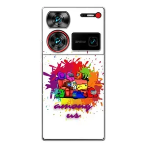 Чехол Амонг Ас для ZTE Nubia Z60 Ultra (AlphaPrint) (Яркий АмонгАс)