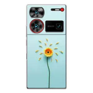 Чехлы с Цветами для ZTE Nubia Z60 Ultra (VPrint) (Желтый цветок)