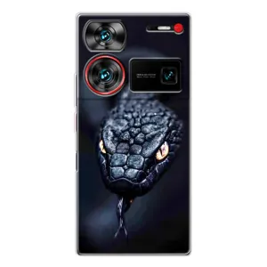 Чехол с картинкой «Хищники» для ZTE Nubia Z60 Ultra (Черная змея)