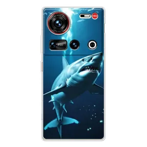 Чохол з картинкою 'Хижаки' для ZTE Nubia Z70 Ultra (Акула під водою)