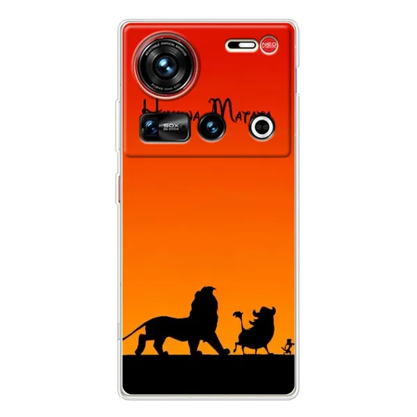 Чехол с принтом «Акуна Матата закат» для ZTE Nubia Z70 Ultra