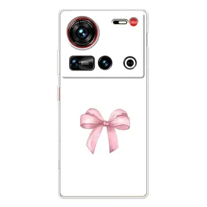 Чехол с бантиками на 傳說 ZTE Nubia Z70 Ultra (Бант дизайн)