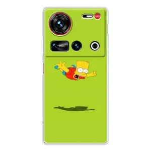 Чехол с Симпсонами для ZTE Nubia Z70 Ultra (VPrint) (Барт Симпсон)