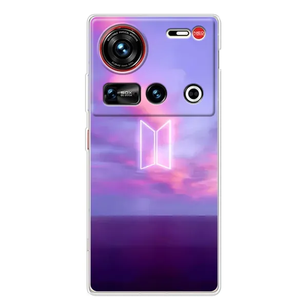 Чохол з принтом «BTS логотип» для ZTE Nubia Z70 Ultra