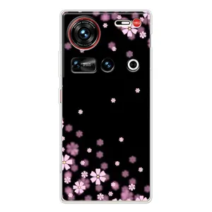 Чехол для 傳說 ZTE Nubia Z70 Ultra - с принтом (Дизайнерские) (AlphaPrint) (Цветочки маленькие)