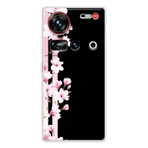 Чехол для 傳說 ZTE Nubia Z70 Ultra - с принтом (Дизайнерские) (AlphaPrint) (Цветочки)
