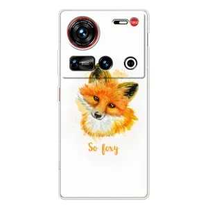 Чехлы с картинкой Лисички для ZTE Nubia Z70 Ultra (VPrint) (Девочка Лиса)