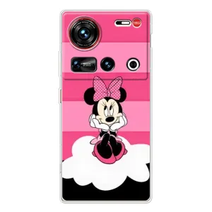 Эксклюзивный чехол для ZTE Nubia Z70 Ultra (AlphaPrint - Мультяшные) (Девочка Maus)