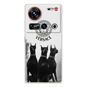 Чехлы VERSACE для 傳說 ZTE Nubia Z70 Ultra (PREMIUMPrint) (Доберман Версаче)