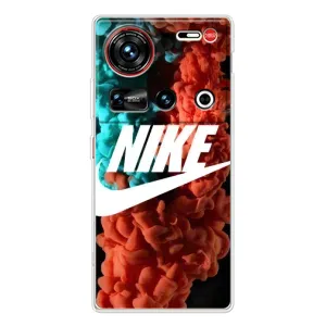 Чехол для ZTE Nubia Z70 Ultra - с принтом Найк (AlphaPrint) (Дымчатый найк)