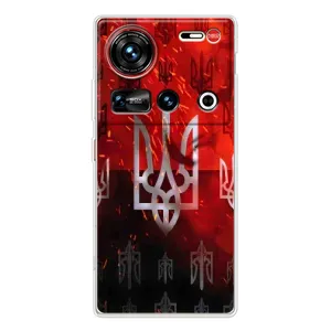 Украинские Чехлы для ZTE Nubia Z70 Ultra с картинкой УПА (AlphaPrint) (ГЕРБ УПА)