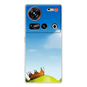 Чехол с мультфильмом Шрек на ZTE Nubia Z70 Ultra (Голова Шрека)