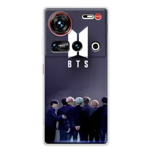Чехлы BTS для ZTE Nubia Z70 Ultra (AlphaPrint) (Группа BTS)