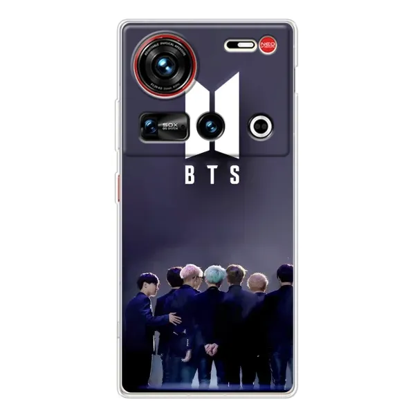 Чохол з принтом «Група BTS» для ZTE Nubia Z70 Ultra
