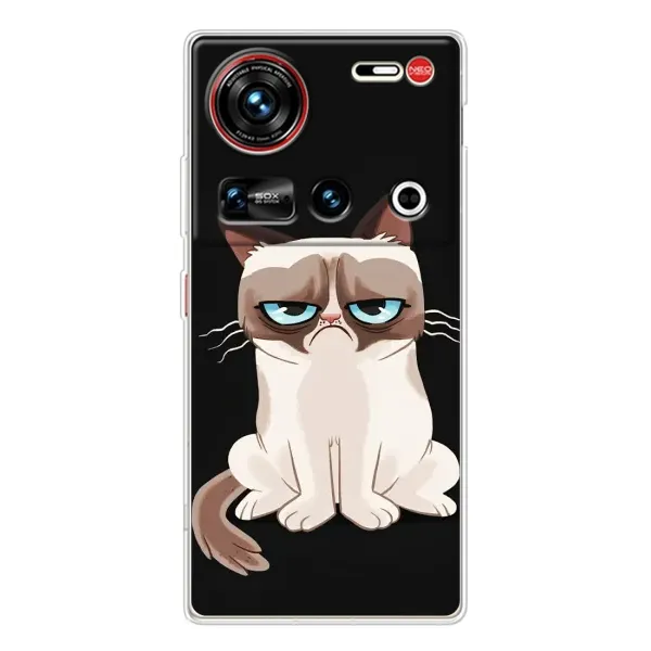 Чехол с принтом «Грустный кот» для ZTE Nubia Z70 Ultra Чехол с принтом «Грустный кот» для ZTE Nubia Z70 Ultra