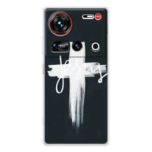 Чехол для ZTE Nubia Z70 Ultra (AlphaPrint) - (Христианские) (Иисус)