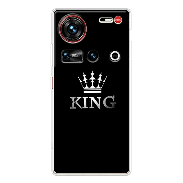 Чохол з принтом «KING» для ZTE Nubia Z70 Ultra Чохол з принтом «KING» для ZTE Nubia Z70 Ultra