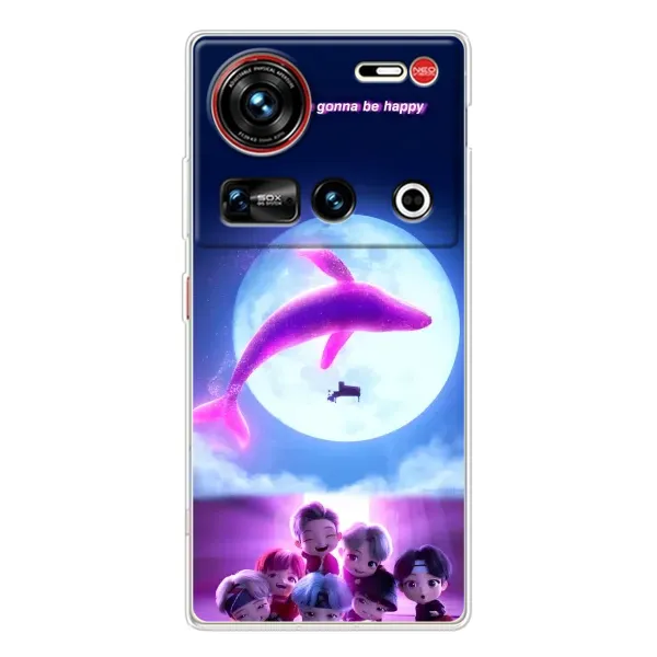 Чохол з принтом «КИТ BTS» для ZTE Nubia Z70 Ultra