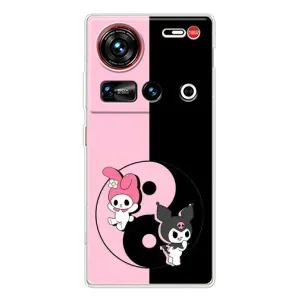 Чехол с кроликом Куроми на ZTE Nubia Z70 Ultra (Куроми Инь Янь)