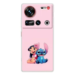 Чехол с принтом Стич на ZTE Nubia Z70 Ultra (Лило и Стич)