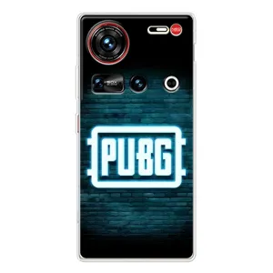 Чехол PUBG для 傳說 ZTE Nubia Z70 Ultra (AlphaPrint) (Лого PUBG)