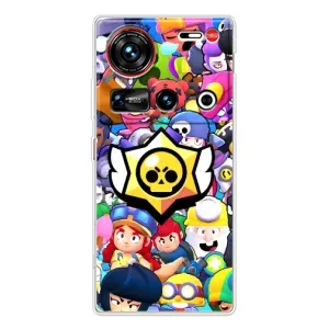 Чехол для ZTE Nubia Z70 Ultra Бравл Старс (VPrint) (Лого Brawl Stars)