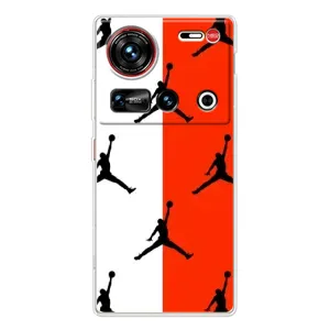 Чехлы для ZTE Nubia Z70 Ultra - с картинкой JORDAN (AlphaPrint) (Лого Джордан)