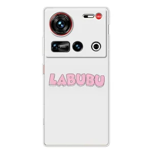 Чехол с Лабубу на ZTE Nubia Z70 Ultra (Лого Лабубу)