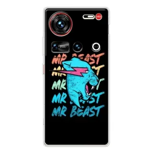 Чехлы Мистер Бист для 傳說 ZTE Nubia Z70 Ultra (logo Mr beast)